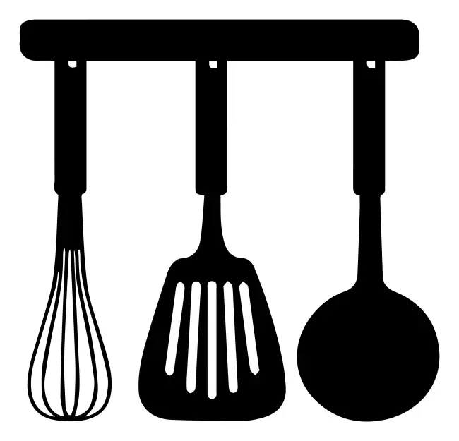 Spatula Ladle And Whisk Kitchen Tools SVG Design | SVG Files for Cricut & Print