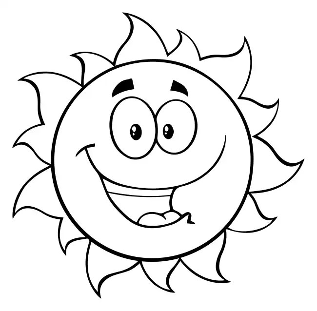 Sun smile  SVG Design | SVG Files for Cricut & Print