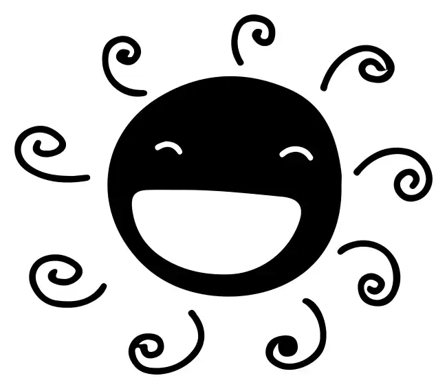 Sun smile  SVG Design | SVG Files for Cricut & Print