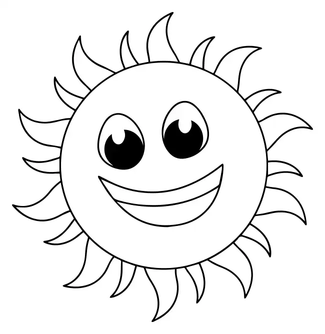 Sun smile  SVG Design | SVG Files for Cricut & Print