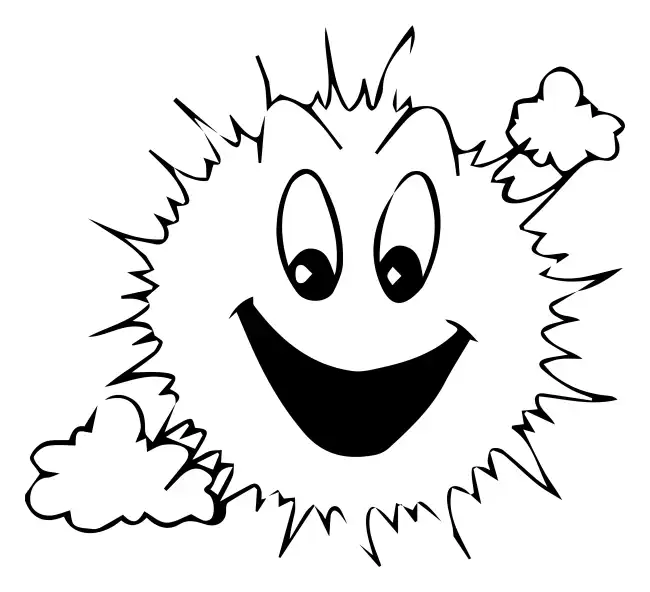 Sun smile  SVG Design | SVG Files for Cricut & Print