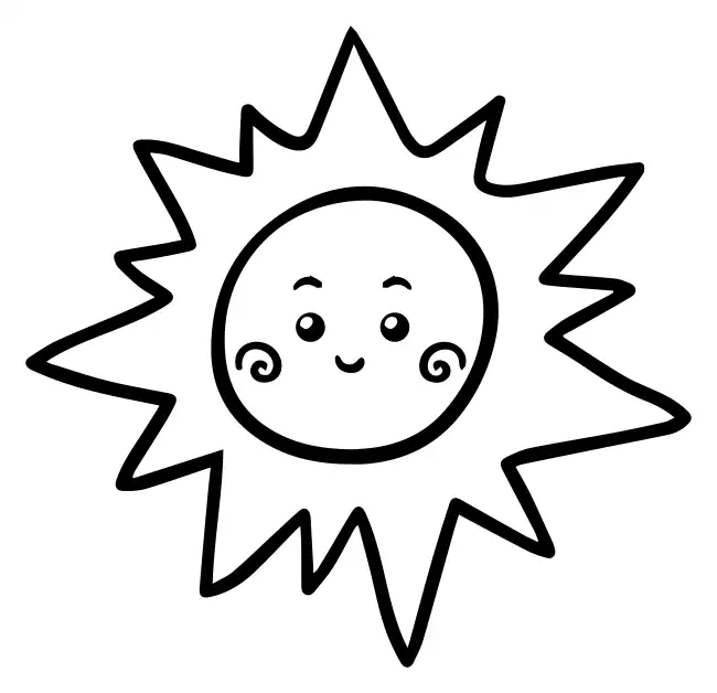 Sun smile  SVG Design | SVG Files for Cricut & Print