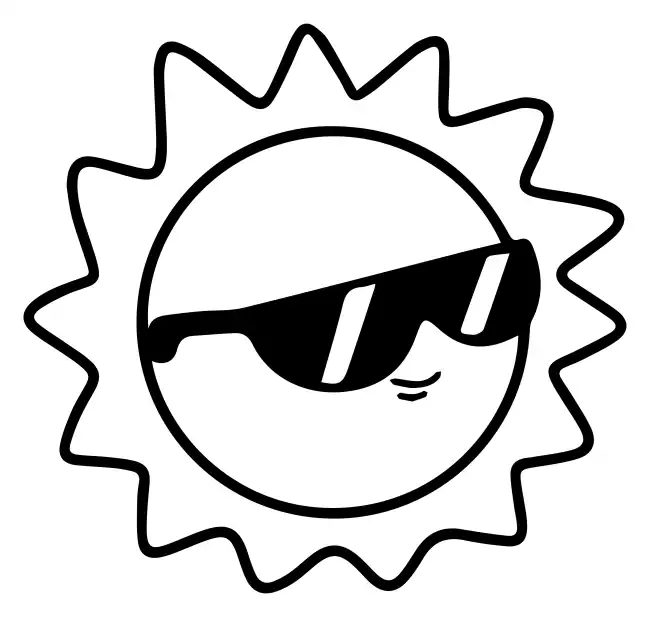 Sun smile  SVG Design | SVG Files for Cricut & Print