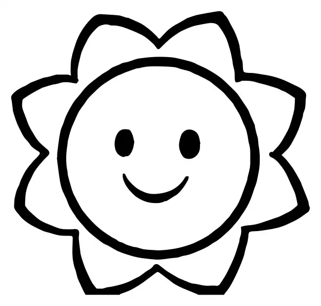 Sun smile  SVG Design | SVG Files for Cricut & Print