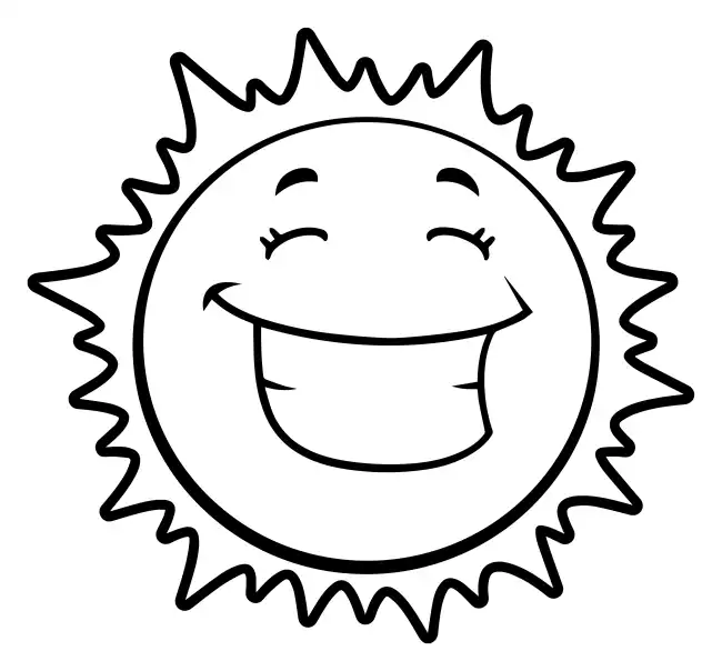 Sun smile  SVG Design | SVG Files for Cricut & Print