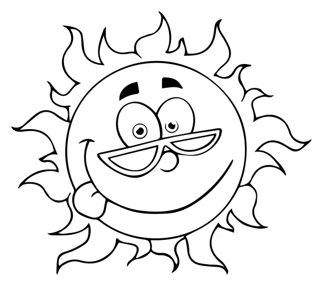 Sun smile  SVG Design | SVG Files for Cricut & Print