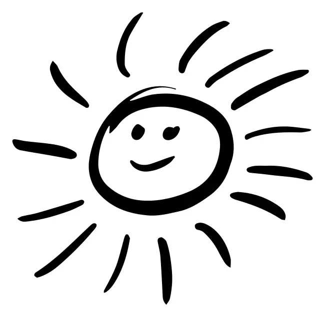 Sun smile  SVG Design | SVG Files for Cricut & Print