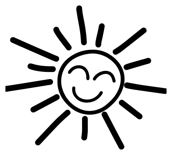 Sun smile  SVG Design | SVG Files for Cricut & Print