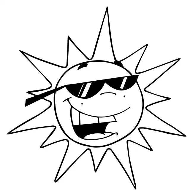 Sun smile  SVG Design | SVG Files for Cricut & Print