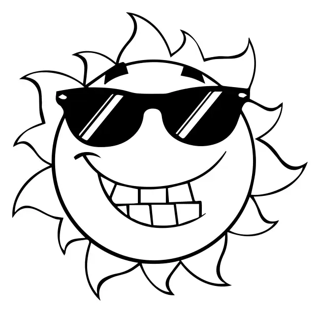 Sun smile  SVG Design | SVG Files for Cricut & Print