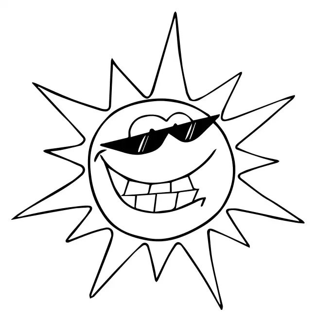 Sun smile  SVG Design | SVG Files for Cricut & Print