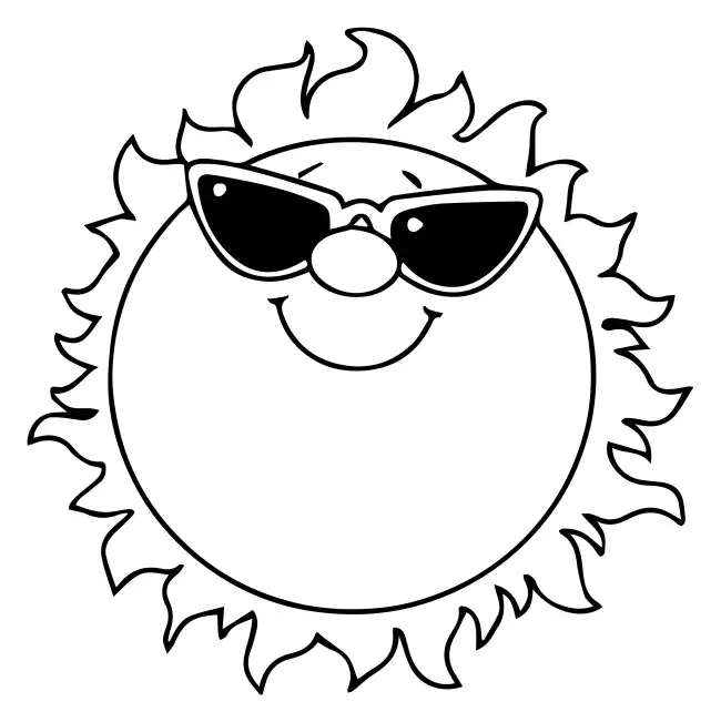 Sun smile  SVG Design | SVG Files for Cricut & Print