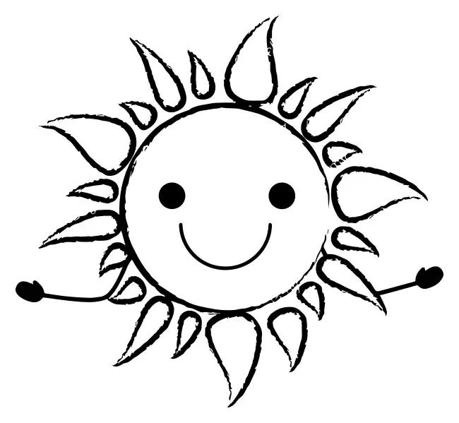 Sun smile  SVG Design | SVG Files for Cricut & Print