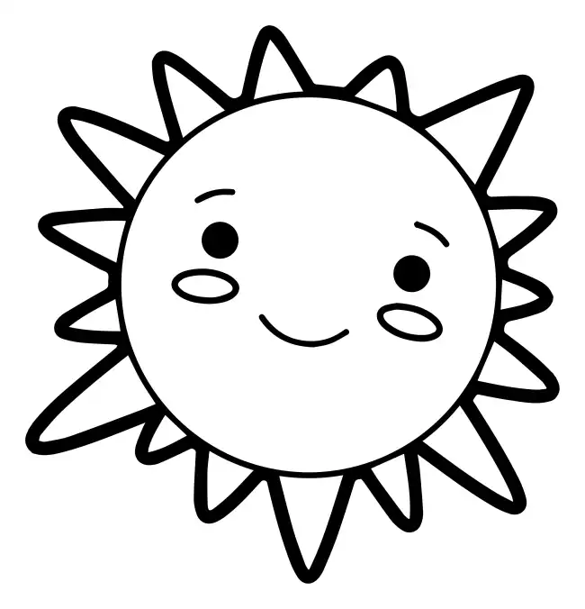 Sun smile  SVG Design | SVG Files for Cricut & Print