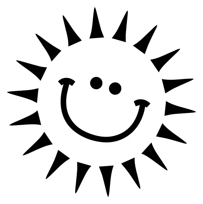 Sun smile  SVG Design | SVG Files for Cricut & Print