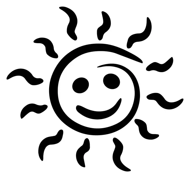 Sun smile  SVG Design | SVG Files for Cricut & Print