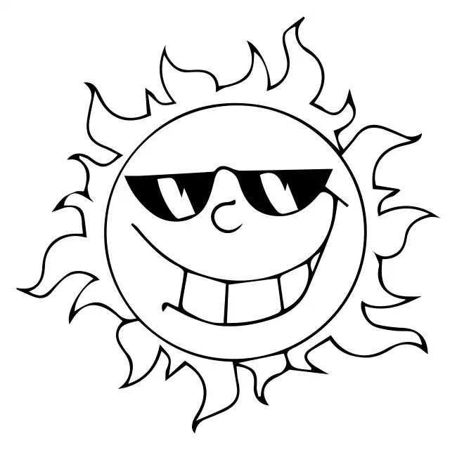 Sun smile  SVG Design | SVG Files for Cricut & Print