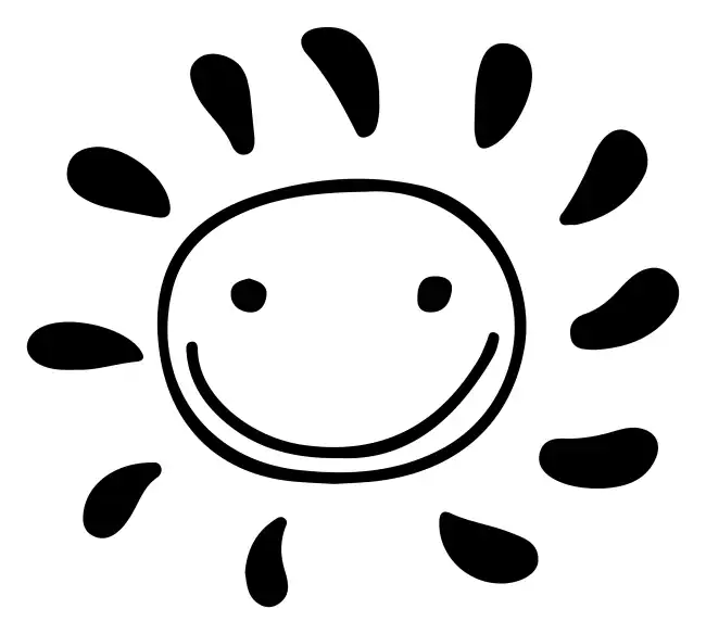 Sun smile  SVG Design | SVG Files for Cricut & Print