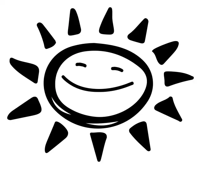 Sun smile  SVG Design | SVG Files for Cricut & Print
