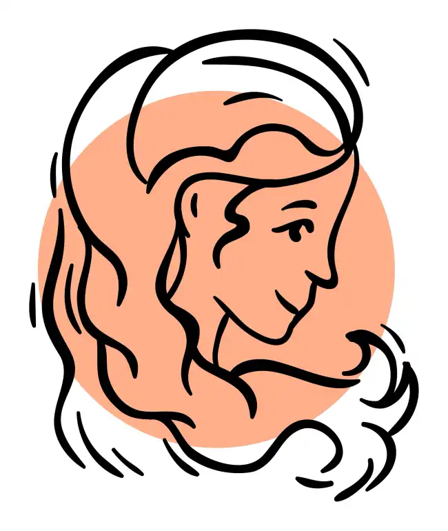 Virgo Zodiac Sign Line Art SVG Design | SVG Files for Cricut & Print