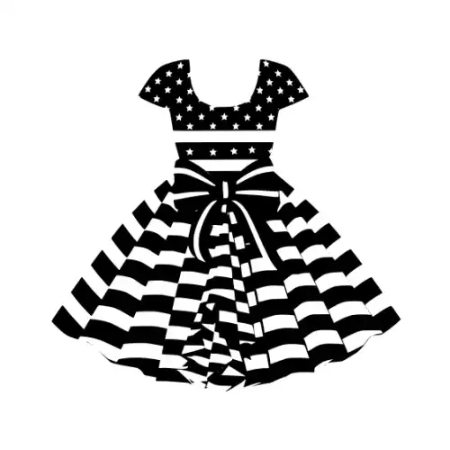 4th July Silhouette SVG Design | SVG Files for Cricut & Print