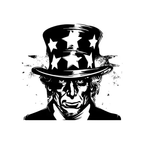 4th July Silhouette SVG Design | SVG Files for Cricut & Print