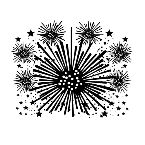 4th July Silhouette SVG Design | SVG Files for Cricut & Print