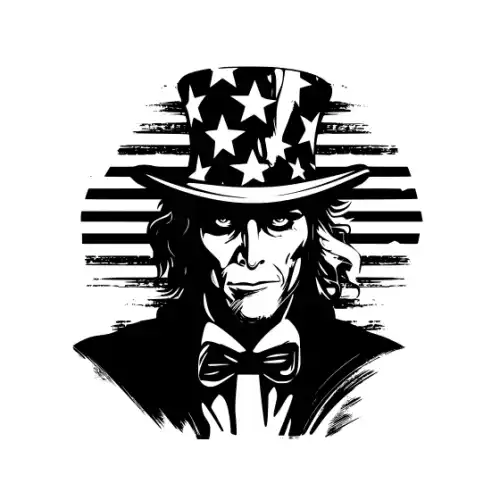 4th July Silhouette SVG Design | SVG Files for Cricut & Print