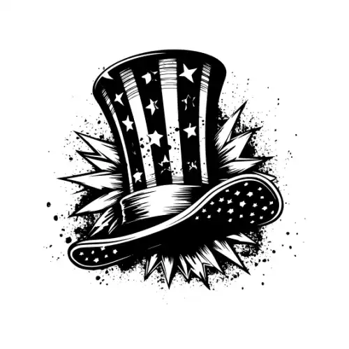 4th July Silhouette SVG Design | SVG Files for Cricut & Print