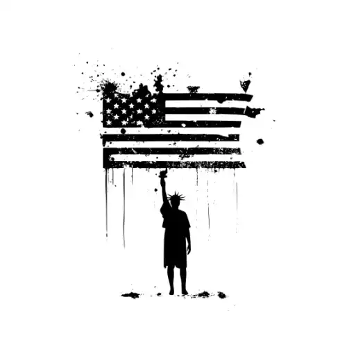 4th July Silhouette SVG Design | SVG Files for Cricut & Print