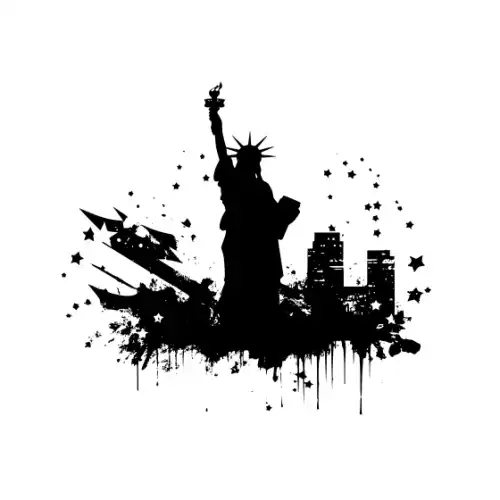 4th July Silhouette SVG Design | SVG Files for Cricut & Print