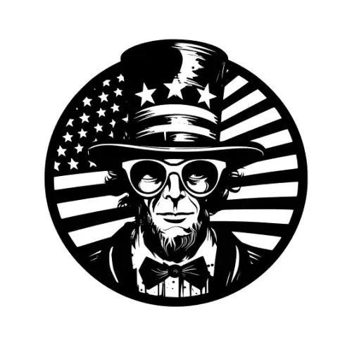 4th July Silhouette SVG Design | SVG Files for Cricut & Print