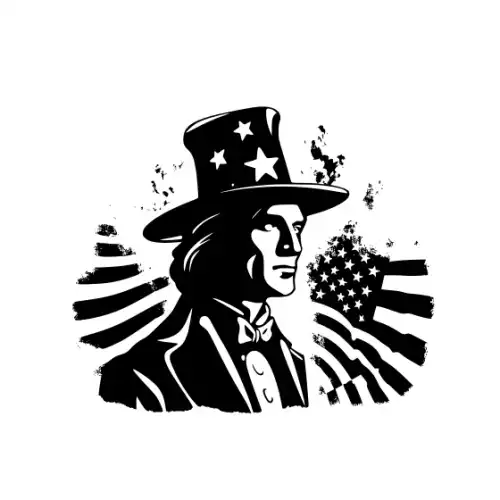 4th July Silhouette SVG Design | SVG Files for Cricut & Print