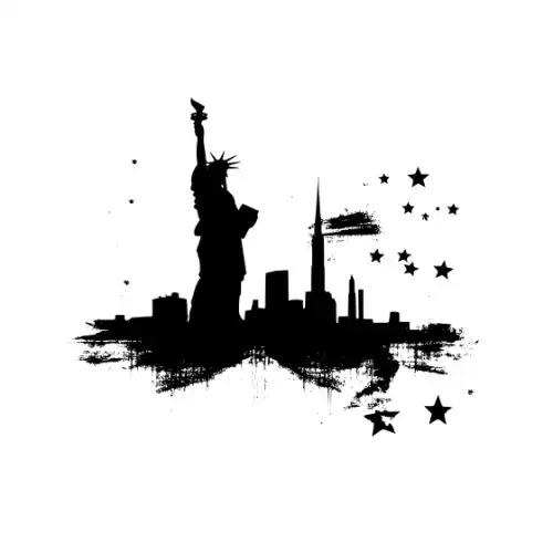 4th July Silhouette SVG Design | SVG Files for Cricut & Print