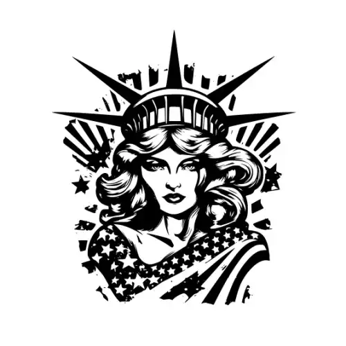 4th July Silhouette SVG Design | SVG Files for Cricut & Print