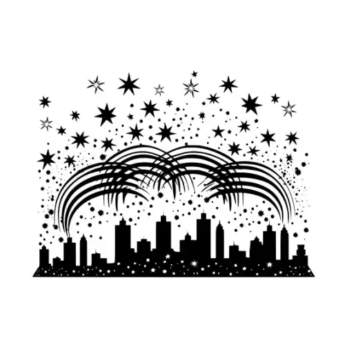 4th July Silhouette SVG Design | SVG Files for Cricut & Print