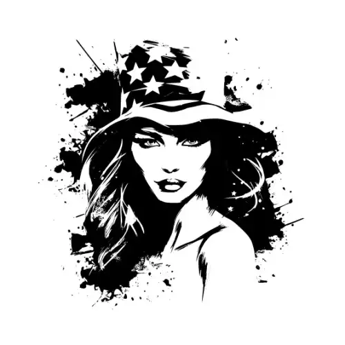 4th July Silhouette SVG Design | SVG Files for Cricut & Print