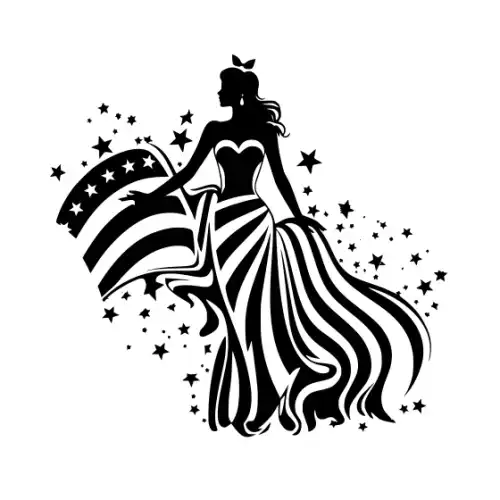 4th July Silhouette SVG Design | SVG Files for Cricut & Print