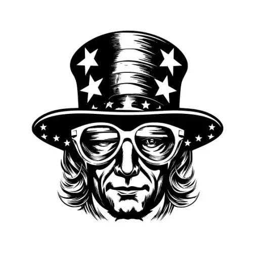 4th July Silhouette SVG Design | SVG Files for Cricut & Print