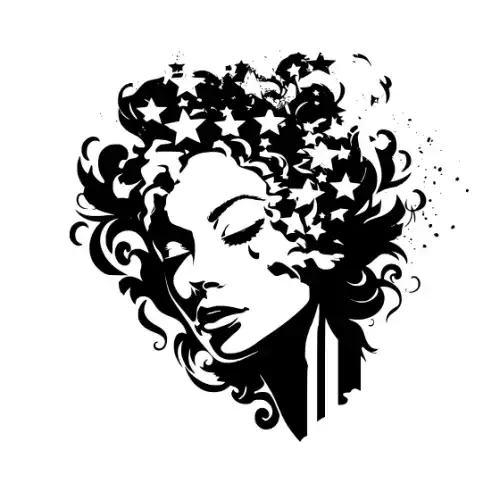 4th July Silhouette SVG Design | SVG Files for Cricut & Print