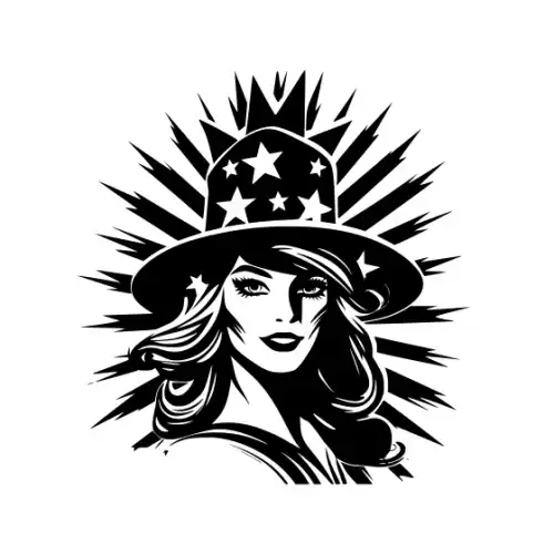 4th July Silhouette SVG Design | SVG Files for Cricut & Print