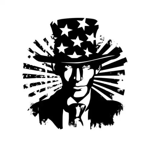 4th July Silhouette SVG Design | SVG Files for Cricut & Print