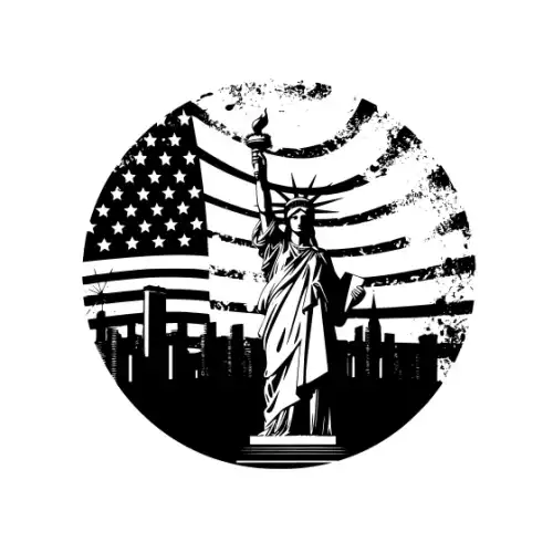 4th July Silhouette SVG Design | SVG Files for Cricut & Print