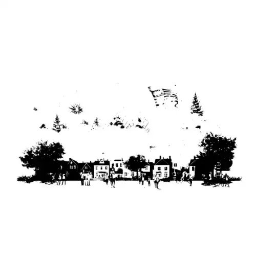 4th July Silhouette SVG Design | SVG Files for Cricut & Print