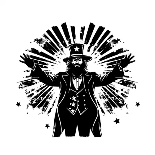 4th July Silhouette SVG Design | SVG Files for Cricut & Print