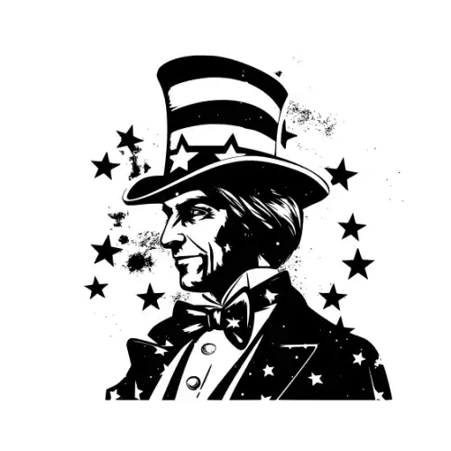 4th July Silhouette SVG Design | SVG Files for Cricut & Print