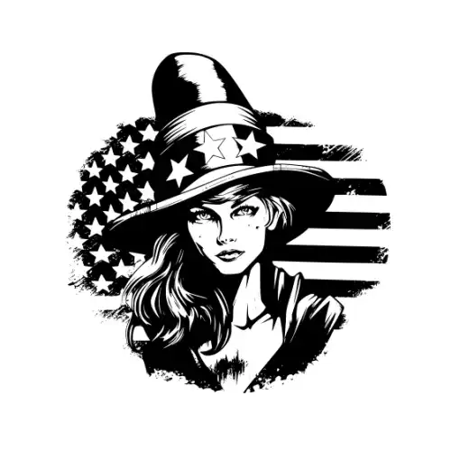 4th July Silhouette SVG Design | SVG Files for Cricut & Print