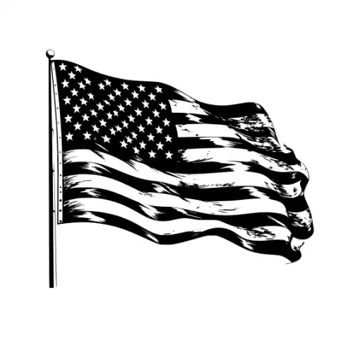 4th July Silhouette SVG Design | SVG Files for Cricut & Print