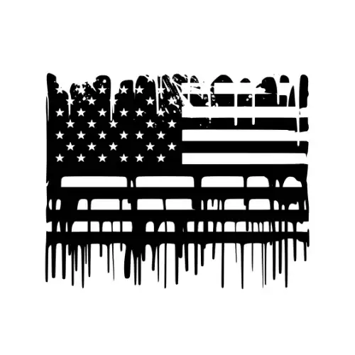 4th July Silhouette SVG Design | SVG Files for Cricut & Print