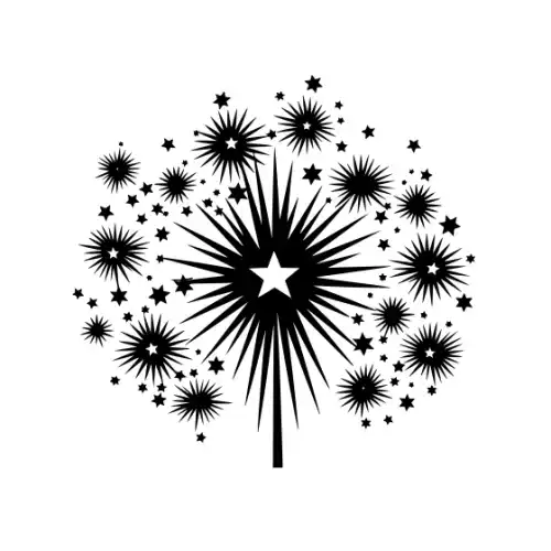 4th July Silhouette SVG Design | SVG Files for Cricut & Print